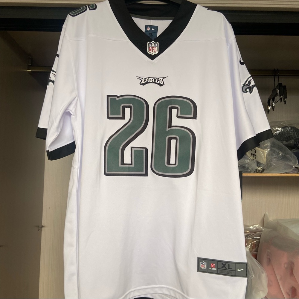 Philadelphia Eagles Saquon Barkley #26 Mens Jersey in White